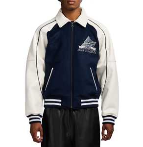 Men's Leather Jacket Avirex Professional High Quality Premium Design Private Label Adjustable ODM Supply - Product Image 4