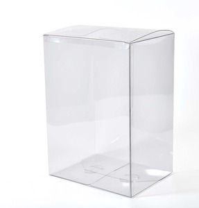Boîte de protection en PVC transparent personnalisée avec logo, en matériaux recyclés, vernissage et gaufrage, PVC rigide - Product Image 6