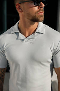 Polos pour hommes en coton très exigeants pour l'été vente en gros de t-shirts polo grande taille prix d'usine nouveauté - Product Image 2