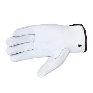 Gants de conducteur en cuir de chèvre de qualité supérieure Gants de conducteur en cuir à coupe confortable pour les gants de travail en cuir de sécurité des mains - Product Image 6