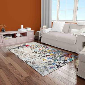 Tapis décoratif Graffiti Art - Tapis Fille Papillon de Banksy, Tapis imprimé, Tapis fin non tissé - Product Image 3