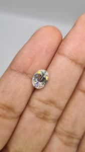 Moissanite Forme Ovale Vente en Gros GRA Moissanite Blanc Meilleure Qualité Moissanite Diamant - Product Image 4