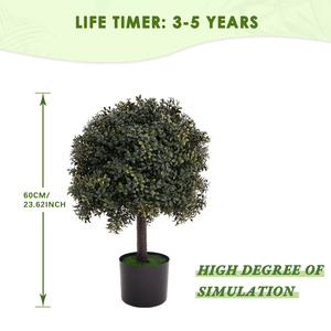 Persediaan taman tanaman buatan untuk dekorasi rumah pot Semak buatan tanaman rumah buatan pohon luar ruangan - Product Image 3