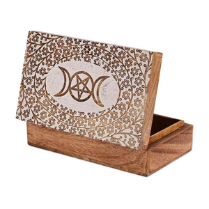 Caja de almacenamiento de joyería de diseñador de calidad superior diseño clásico decoración del hogar aspecto elegante vajilla caja de madera Venta caliente - Product Image 3