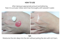 LEBELAGE Nettoyant Visage Doux Moussant à l'Extrait de Riz Brun et Acide Hyaluronique, Éclaircissant, Hydratant, Nettoyant les Pores, Lissant, pour Adultes
