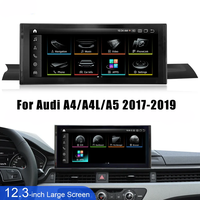 12.3 "Navigation avec musique lecteur multimédia autoradio Android écran tactile pour Audi A4 A4L B9 2017-2019 WIFI CARPIAY