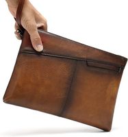 Pochette de soirée en cuir artisanal de haute qualité, élégante, moderne, classique, antique, pour femme, idéale pour les voyages et les sorties, personnalisable, cadeau
