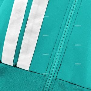 Veste universitaire pour homme Logo brodé personnalisé Col montant Fermeture à glissière Haut de sport décontracté Vêtements de travail Collection printemps - Product Image 3