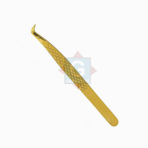 Pince à cils greffée en acier inoxydable de qualité supérieure professionnelle outils de beauté à usage domestique pour les cils de volume - Product Image 2