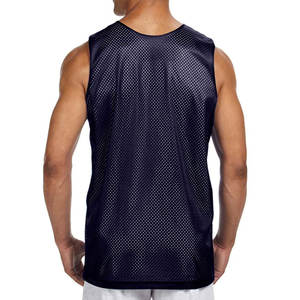 Débardeurs réversibles respirants bleu marine pour hommes - Product Image 2