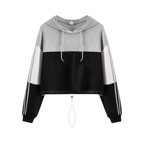 Nouveauté : sweat-shirt à capuche court pour homme, personnalisé, décontracté, sweat-shirt à capuche et sweat-shirt, pull à capuche court surdimensionné, logo sur le devant, 100% coton - Product Image 1