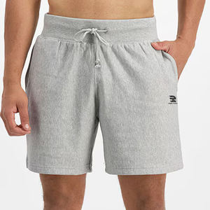 กางเกงขาสั้นออกกำลังกายผ้าเฟรนช์เทอร์รี่สำหรับผู้ชายกางเกงขาสั้นผ้าเทอร์รี่น้ำหนักปานกลางมีกระเป๋าสำหรับใส่วิ่งออกกำลังกายกางเกงขาสั้นเฟรนช์เทอร์รี่ - Product Image 1