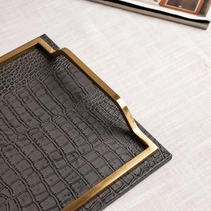 Elegante Bandeja de Servir de Metal Hecha a Mano, Apta para Lavavajillas y Ecológica, para Decoración Tradicional Moderna India, Agrega Encanto Festivo - Product Image 2