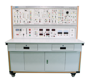 Equipo didáctico monofásico y trifásico Power Electronics Trainer equipo de formación profesional - Product Image 1