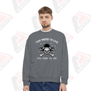 Sweat-shirt d'hiver pour homme ultra doux et personnalisable, en polaire polyester/coton respirant et imperméable, tissu 380g - Product Image 6