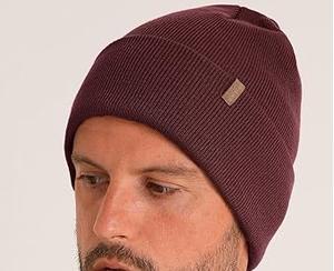 Bonnets en acrylique 100% couleur marron, chauds pour l'hiver, pour la pêche, la randonnée, tricot côtelé, mélange de laine, respirant, élasticité - Product Image 2