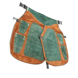 Conception personnalisée Tabliers de maréchal-ferrant professionnels en cuir protecteurs durables Vente en gros Tablier de maréchal-ferrant Tablier de forgeron en cuir robuste - Product Image 6