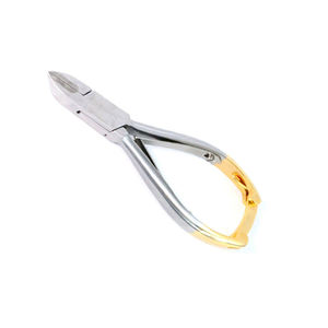 Outils de manucure pince à cuticules à ongles en argent coupe-cuticules en acier inoxydable professionnel pince à ongles - Product Image 3