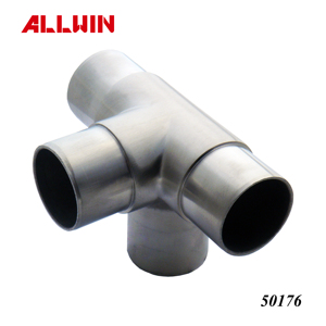 OEM ODM Stainless Steel 50mm & 50.8mm 4-Way Square Tube Connectors Railing Handrail Hardware - Product Image 3