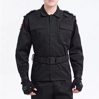Uniformes de Guardia de Seguridad Privada Personalizables en Color, Alta Visibilidad, Impermeables, Transpirables, Anti-UV, de Secado Rápido, con Parches, Unisex para Hombre