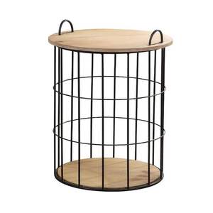 Ensemble de paniers de rangement en métal doré pour la décoration de la maison, table de panier en métal d'occasion pour petit hôtel moderne de luxe - Product Image 6