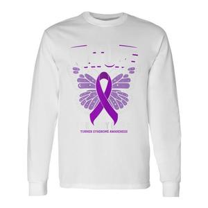 Camiseta de manga larga para los guerreros del síndrome de Turner, ropa promocional de apoyo al equipo de concienciación sobre el TS - Product Image 1
