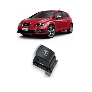 Accesorio Electrónico para Automóvil Seat Leon 2 Mk2 2006-2012, Botón de Apertura de Ventana de Puerta del Pasajero Cromado, Delantero/Trasero 1 TR Origin Excepto - Product Image 6