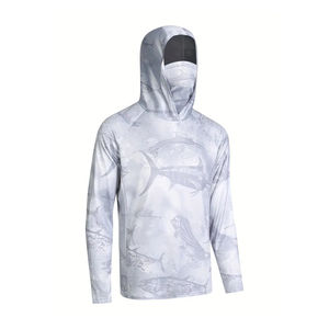 Sudadera con Capucha de Pesca para Exteriores, Protección Solar UPF 50+, Manga Larga, Transpirable, Deportiva, Talla Grande XL para Adultos - Product Image 6