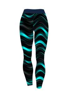 Leggings de yoga pour femmes, doux, extensibles, sublimation, serrés, effet push-up, entraînement, gym, sport, taille élastique - Product Image 3