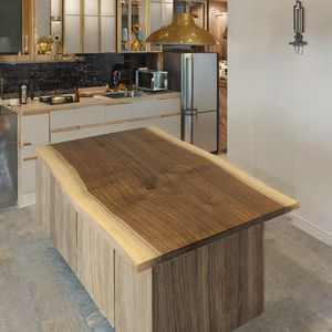 Planche à découper naturelle de qualité avec poignée, forme rectangulaire, planche à découper en bois pour la cuisine - Product Image 2