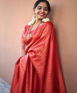 Fancy Net Saree for Women with Elegant <b>Organza</b> Fabric and Heavy Embroidery Work for Wedding Celebrations Saree / Sari / Shari - Product Image 1