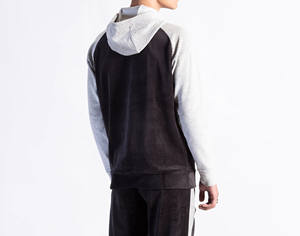 Survêtements Fabricant Prix Bas Unisexe 100% Polyester / Coton Survêtement d'Entraînement Logo Personnalisé Hommes Sweats à Capuche en Polaire - Product Image 3