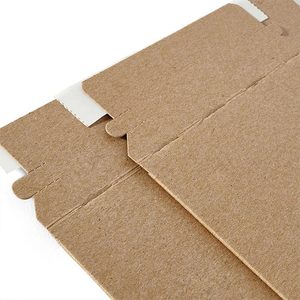 Sacs d'expédition auto-adhésifs biodégradables en kraft, sacs postaux recyclés en poly non pliables pour l'expédition express de chocolats artisanaux, imprimés - Product Image 2