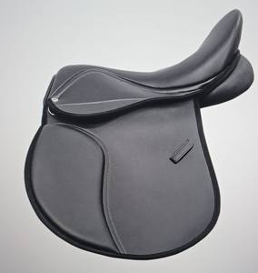 อานม้าแบบกระโดดทำจากพลาสติกลายอานม้าสังเคราะห์สไตล์อังกฤษเย็บแบบเรียบดีไซน์แบบกำหนดเองใหม่สำหรับการขี่ม้า - Product Image 1