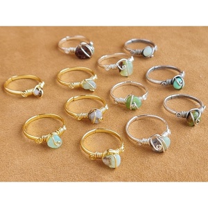 "Gold & Silver Fashion <b>Rings</b> with Unique Stone Accents for Resale Appeal" - Product Image 2