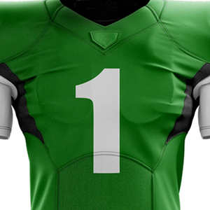 Tenues d'équipe de football américain personnalisées avec impression de logo, couleur personnalisée, jersey à manches courtes 100% polyester respirant - Product Image 5