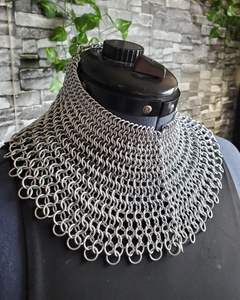 Armadura de Malla Metálica de Diseño Antiguo y Moderno, Diseñada para una Fuerte Protección en Batallas Medievales y un Rendimiento Duradero de Caballero - Product Image 4