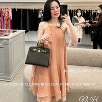 Robe sans manches 100% lin pour femmes emballage personnalisé fabricant vietnamien dentelle sexy prix compétitif ODM lavable solide