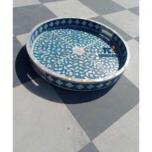 Factory Price MOTHER OF PEARL TRAY Made in Vietnam Great for <b>Ramadan</b> Hospitality Events and Souvenir Stores Abroad - Product Image 2