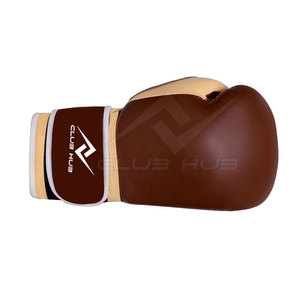 Custom Made Adult Sports Boxing <b>Gloves</b> <b>Moisture</b> Wicking New Style Laced Wrist Leather Material Customized Logo CLUBHUB - Product Image 6