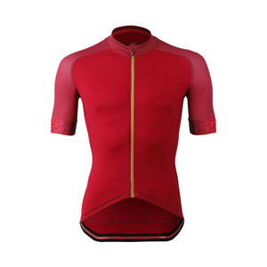 Camiseta de ciclismo unisex hecha a medida, conjunto corto con babero, diseño de sublimación transpirable, ropa de ciclismo al por mayor con personalización de logotipo - Product Image 5