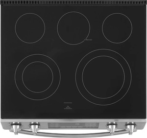 Nouvelle cuisinière électrique en acier inoxydable d'origine-Four autoportant avec commandes frontales-Fonctions d'autonettoyage et de friture à l'air - Product Image 2
