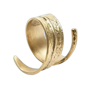 Tendance Design Laiton Or Rond De Serviette Qualité Supérieure Fête De Mariage Utilisation Rond De Serviette De Haute Qualité Bonne Vente - Product Image 4