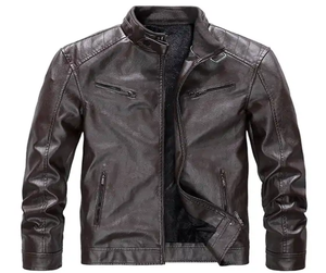 Custom 2026 Premium Real Leather <b>Jacket</b> for Men Brando Motorbike <b>Racing</b> Wear Plus Size Winter Riding New Men Leather <b>Jacket</b> - Product Image 1