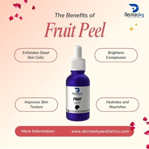 2025 más vendidos estándar de alta Calidad 30mL Dermasky Fruit Peel para piel brillante y mejorada piel Etiqueta Privada peeling químico - Product Image 2