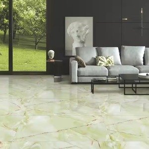 Kester Green Foshan Factory Brillant Poli 600x1200 Carreaux de sol en céramique Isolation thermique Maison Salon Usage intérieur - Product Image 1