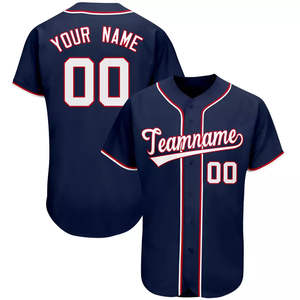 Maillot de baseball personnalisé de haute qualité, dernière collection, vente en gros, OEM, 100 % polyester, respirant, évacuant l'humidité, antibactérien, imprimé - Product Image 2