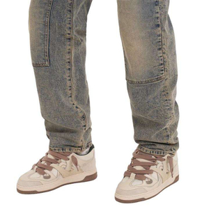 Wholesale Acid Wash Jeans Pants Oversize Men Loose Wide Leg High Street Baggy <b>Denim</b> Pants Lightweight Casual For Men Good Price - Product Image 6