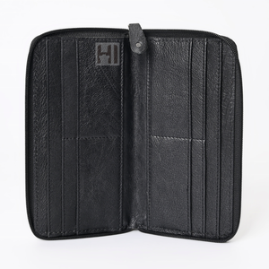 Cartera Bifold de Cuero Vacuno de Lujo con Borla, Cierre de Cremallera, Bloqueo RFID y Diseño Floral Vintage - Product Image 6