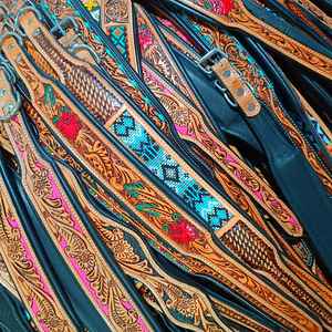 Collier de chien en cuir rembourré souple de qualité supérieure collier de chien usiné occidental au prix de gros - Product Image 4